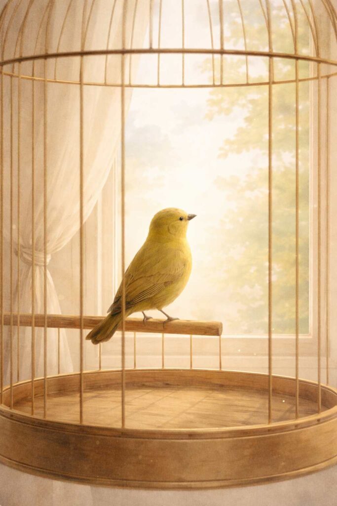 A Bird In A Cage