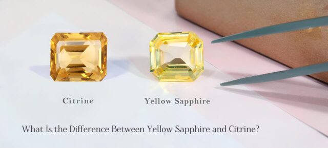 What is the difference between yellow sapphire and citrine